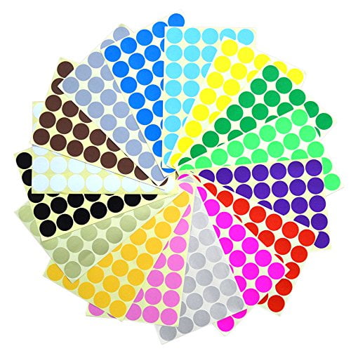 640 Pieces 1 Inch Round Dot Stickers Color Coding Labels 16 Different Colors Dot Labels Dot Label Stickers 640 Pieces 1 Inch Round Dot Stickers Color Coding Labels 16 Different Colors Dot Labels Dot Label Stickers